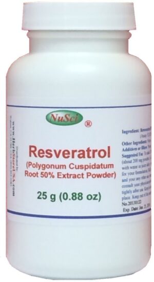 Version 1.0.0 Polvo de resveratrol trans NuSci estandarizado