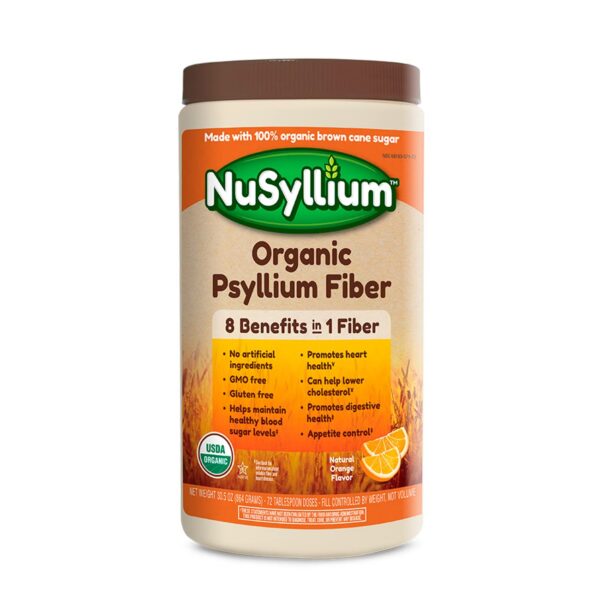 NuSyllium psyllium orgánico polvo 30.5 oz envase
