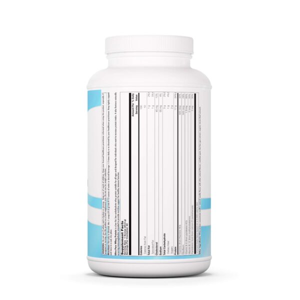 Etiqueta de ingredientes proteina suero