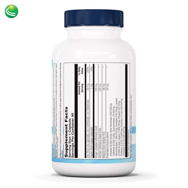 Etiqueta de Nutra BioGenesis Tri Zinc