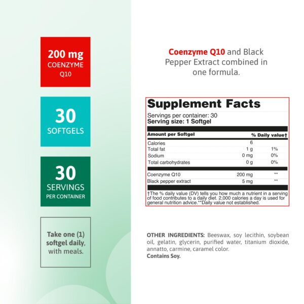 Version 1.0.0 Etiqueta frontal Nutra CoQ10 200 mg