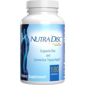 Frasco Nutra Disc & Joint con etiqueta frontal
