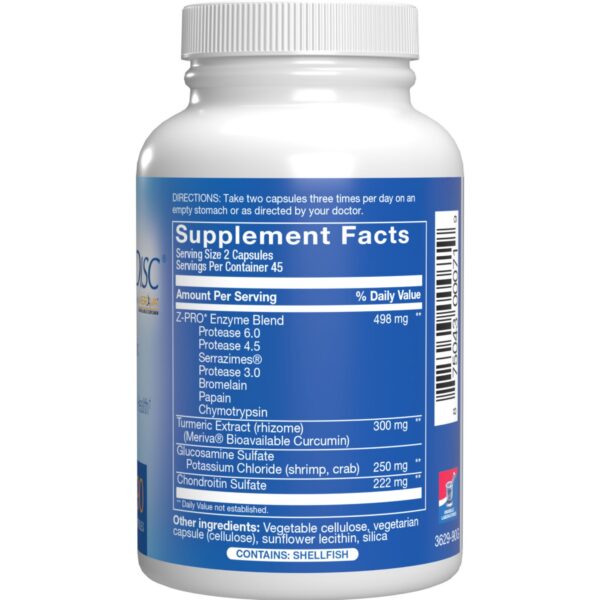 Version 1.0.0 Etiqueta detallada Nutra Disc & Joint