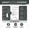 Etiqueta trasera de Nutra Tea NUTRATHYROID