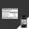 Empaque de NutraBio BCAA 2500