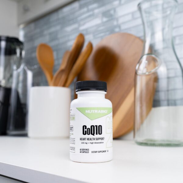 Etiqueta detallada de NutraBio CoQ10