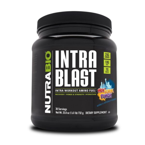 NutraBio Intra Blast BCAA frente