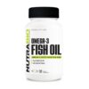 NutraBio Omega-3 Fish Oil frasco frontal