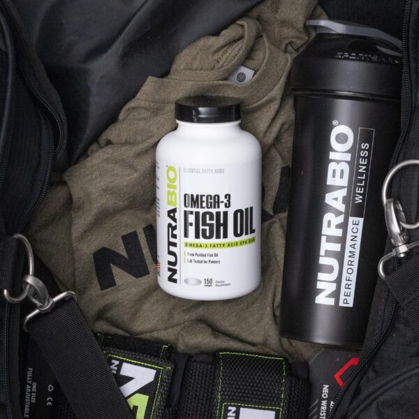 Cápsulas softgel Omega-3 transparentes