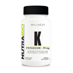 NutraBio Potassium Complex frasco 99 mg