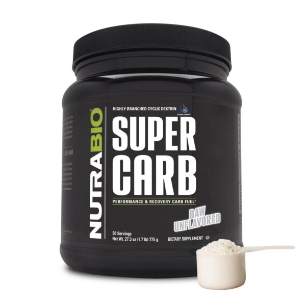 NutraBio Super Carb etiqueta frontal