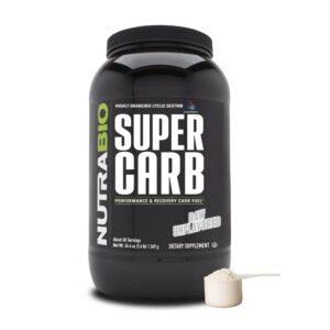 Version 1.0.0 Frente del envase NutraBio Super Carb