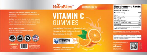 Embalaje NutraBites frasco lateral