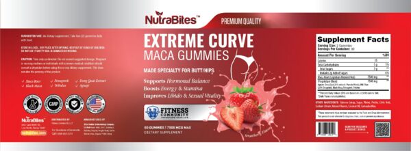 Version 1.0.0 Etiqueta del producto NutraBites Maca Gummies