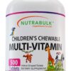 NutraBulk multivitaminas masticables niños 500 tabletas sabor cereza