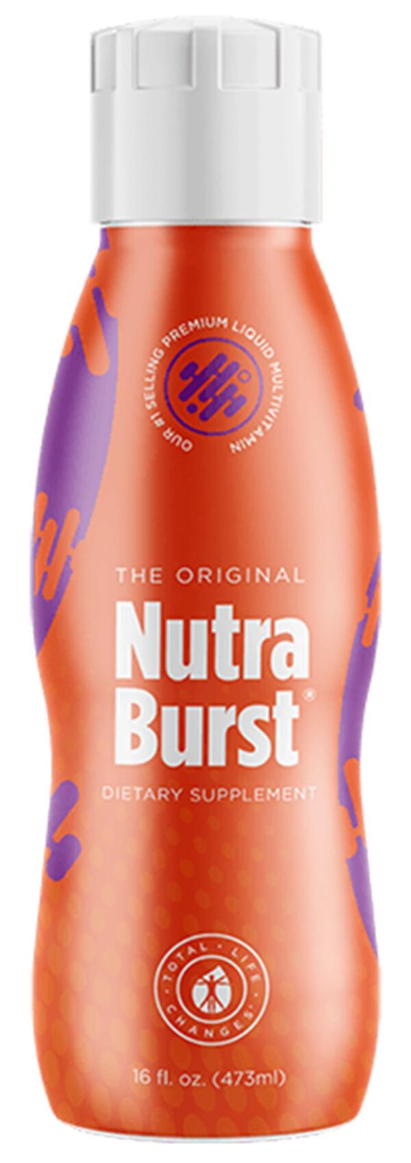 Version 1.0.0 NutraBurst liquido multivitaminico frente etiqueta