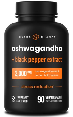 NutraChamps frasco de cápsulas