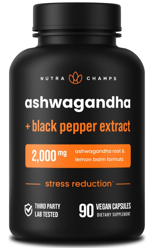 NutraChamps frasco de cápsulas