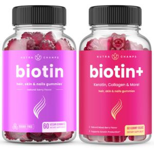 NutraChamps Biotin Bundle caja frontal
