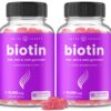 NutraChamps gomitas biotina 10000mcg salud cabello piel uñas
