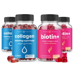 NutraChamps paquete completo cabellos piel uñas frasco