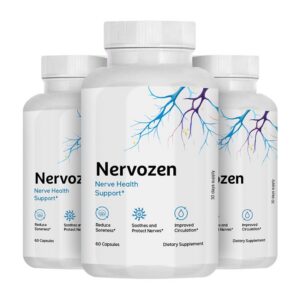 Paquete de 3 Nervozen de nutradash para la salud nerviosa