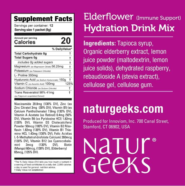 Mezcla de polvo de electrolitos en taza