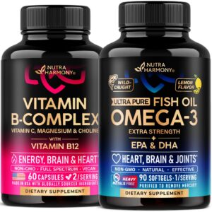 Version 1.0.0 NutraHarmony cápsulas vitamina B frente