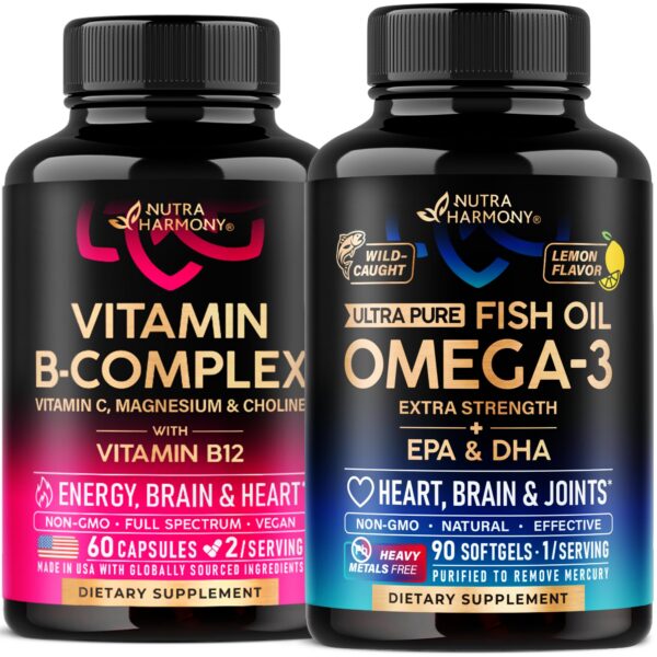 NutraHarmony cápsulas vitamina B frente