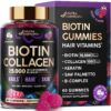 NUTRAHARMONY gomitas biotina colágeno 60 piezas sabor berry