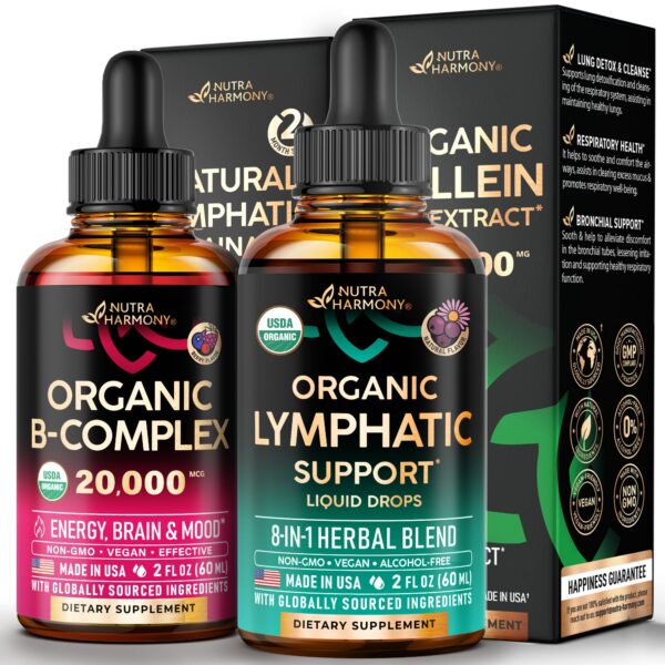 Version 1.0.0 NUTRAHARMONY gotas orgánicas complejo vitaminas B