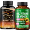 NUTRAHARMONY Vitamina D3 K2 cápsulas frasco