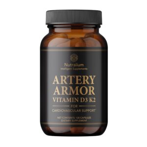 Nutraiium Artery Armor frasco de cápsulas