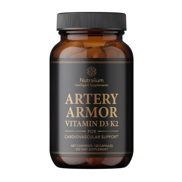 Version 1.0.0 Nutraiium Artery Armor frasco de cápsulas
