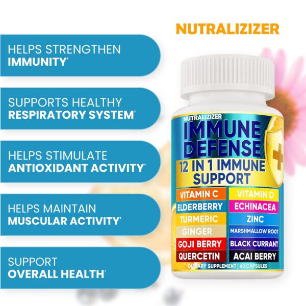 Nutralizer suplemento vitaminas con zinc y vitamina d3 para inmunidad