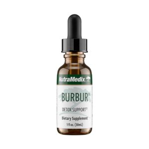 Suplemento NutraMedix Burbur botella 30ml desintoxicación corporal