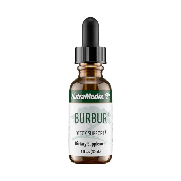 Suplemento NutraMedix Burbur botella 30ml desintoxicación corporal
