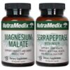 NutraMedix Magnesium Malate y Serrapeptase – frasco frontal