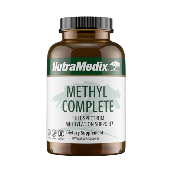 NutraMedix Methyl Complete 120 cápsulas soporte metilación energía