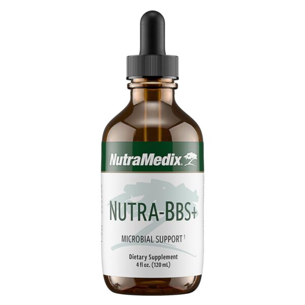 Etiqueta de Nutra-BBS+ de NutraMedix en frasco