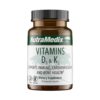 NutraMedix suplemento vitaminas D3 y K2 cápsulas apoyo inmunológico