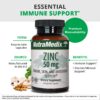 Frente de la etiqueta NutraMedix Zinc 50 mg