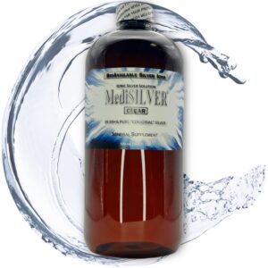 Frente del frasco MediSILVER Clear 500 mL