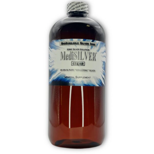 Etiqueta del producto MediSILVER Clear