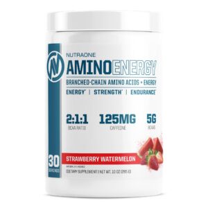 Version 1.0.0 Frente de NutraOne Amino Energy sabor Fresa Sandía