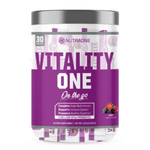 NutraOne VitalityOne sobres frutos rojos multivitamínico para llevar
