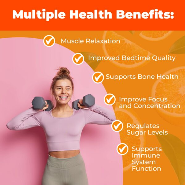 Frasco de gomitas glicinato magnesio NutraPep