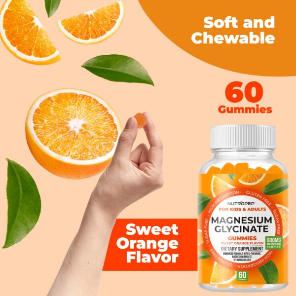 Gomitas glicinato magnesio NutraPep etiqueta ingredientes