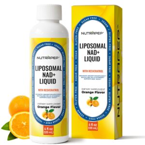 Version 1.0.0 NutraPep NAD+ Liposomal botella frontal