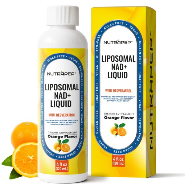NutraPep NAD+ Liposomal botella frontal